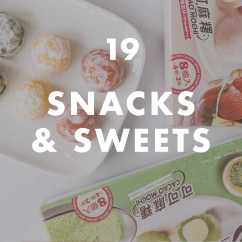 19 Snacks & Sweets